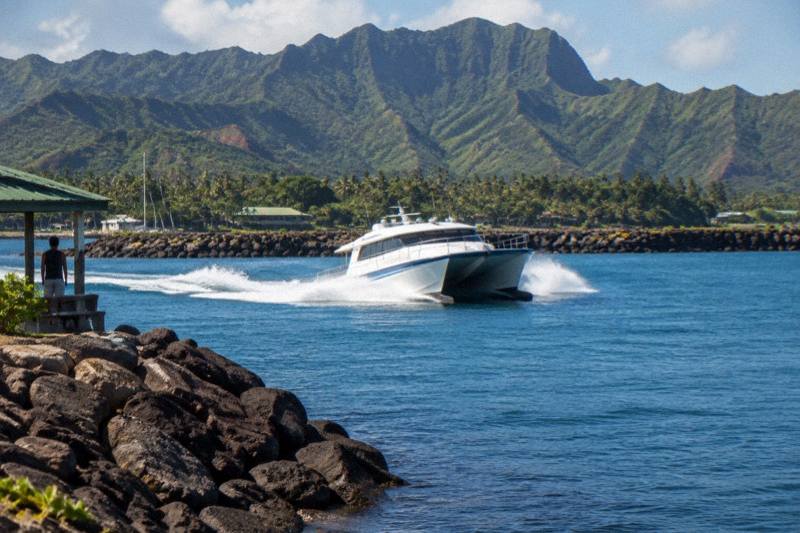 Express Snorkel Power Catamaran