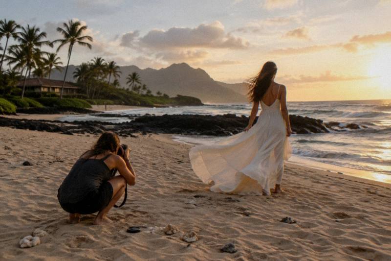 Flying Dress Photoshoot