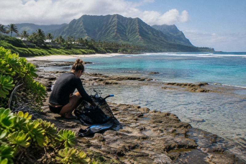 Shore Snorkel at North Anini