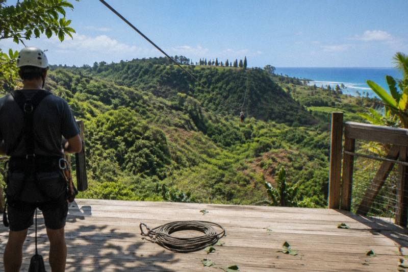 Nui Zipline, Longest Line