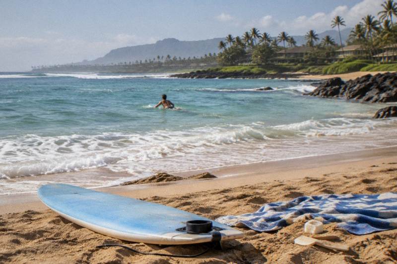 Poipu Beach Surf Lesson