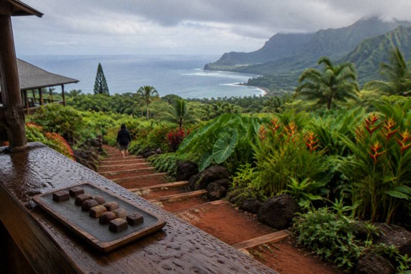 Princeville Gardens, Chocolate Tasting